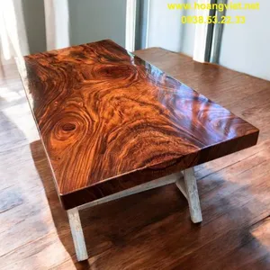 Bàn gỗ me tây nguyên khối vân đẹp 100x10x211cm