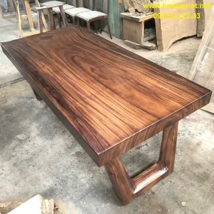 Bàn làm việc tại nhà gỗ me tây nguyên tấm 88x10x188cm