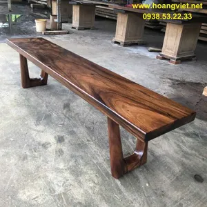 Băng ghế dài 1m8 gỗ me tây 35x5x180cm cao 45cm