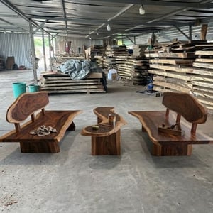 Bàn k3 gỗ me tây nghệ thuật 