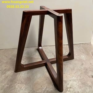 Chân bàn tròn gỗ đẹp rộng 50/70cm cao 70cm