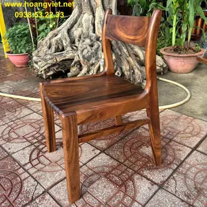 Ghế bella gỗ me tây mặt gỗ 43x46 cao 45/75.