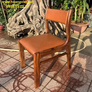 Ghế bella gỗ me tây mặt nệm 44x47 cao 45/81.