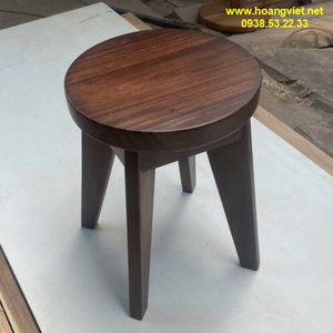 Ghế đôn gỗ tròn đường kính 34cm cao 45cm 