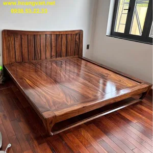 Giường gỗ me tây kiểu Nhật 1m6 x 2m