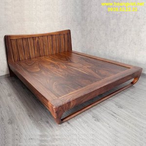 Giường gỗ me tây kiểu Nhật 1m6 x 2m