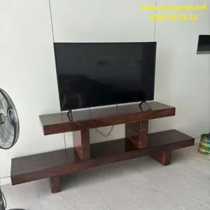 Kệ tivi gỗ me tây nguyên khối dài 2m2 cao 75cm sâu 40cm