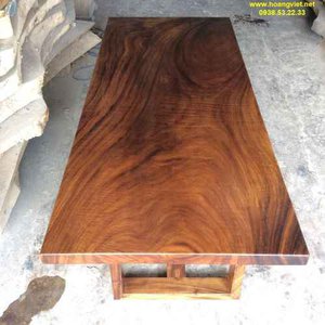 Mặt bàn gỗ me 98x6x237cm