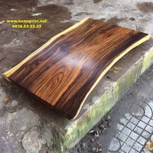 Mặt bàn gỗ me tây dài 1m2 dày 5cm rộng (75-80)cm