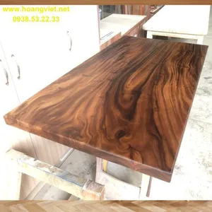 Mặt bàn gỗ me tây dài 1m4 rộng 75cm dày 5cm