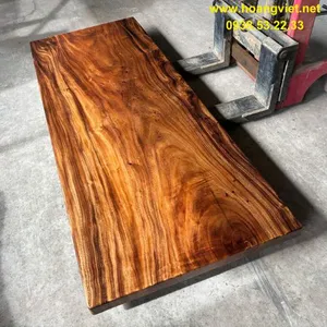 Mặt bàn gỗ me tây nguyên khối đẹp 90x7x224cm
