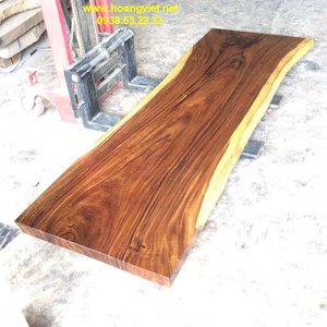 Mặt bàn gỗ nguyên tấm (85-87)x7x262cm