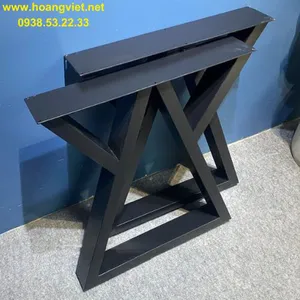 Chân bàn sắt hộp rộng 60cm cao 70cm 