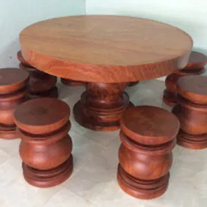 Bàn ăn bằng gỗ nguyên tấm