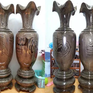 Lộc bình bằng gỗ quý thủy tùng