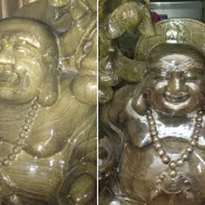 Tượng di lặc gỗ thủy tùng