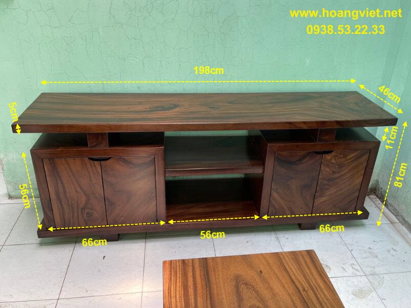 Tủ tivi gỗ tự nhiên me tây Tủ tivi gỗ tự nhiên me tây
