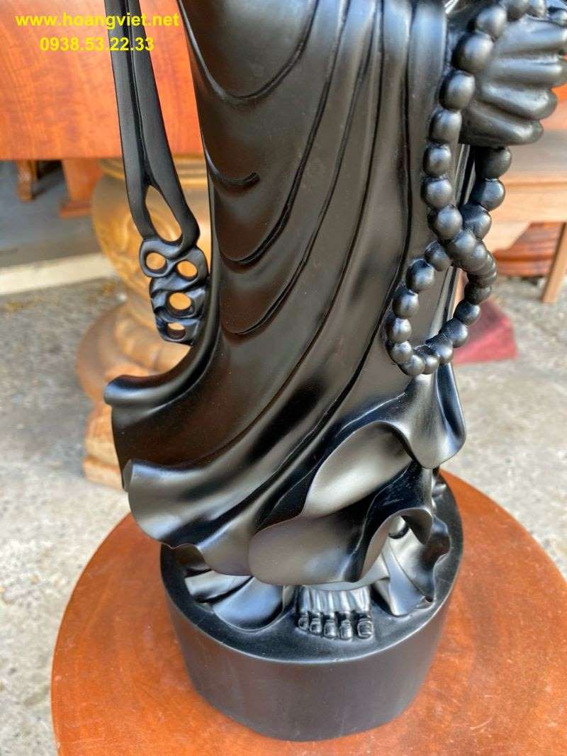 Tượng đạt ma quá hải gỗ mun sừng Tượng đạt ma quá hải gỗ mun sừng