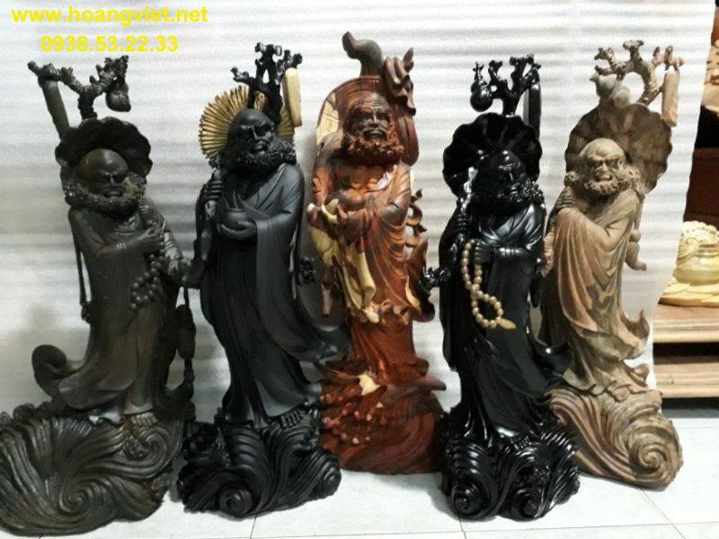 Tượng đạt ma quá hải gỗ mun sừng quý hiếm Tượng đạt ma quá hải gỗ mun sừng quý hiếm