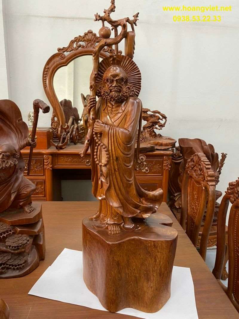 Tượng đạt ma sư tổ gỗ hương Tượng đạt ma sư tổ gỗ hương