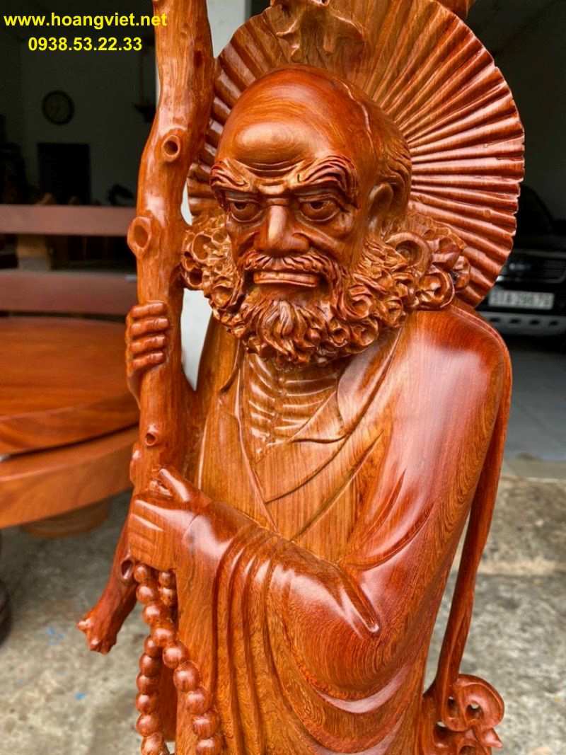 Tượng đạt ma sư tổ gỗ hương Tượng đạt ma sư tổ gỗ hương
