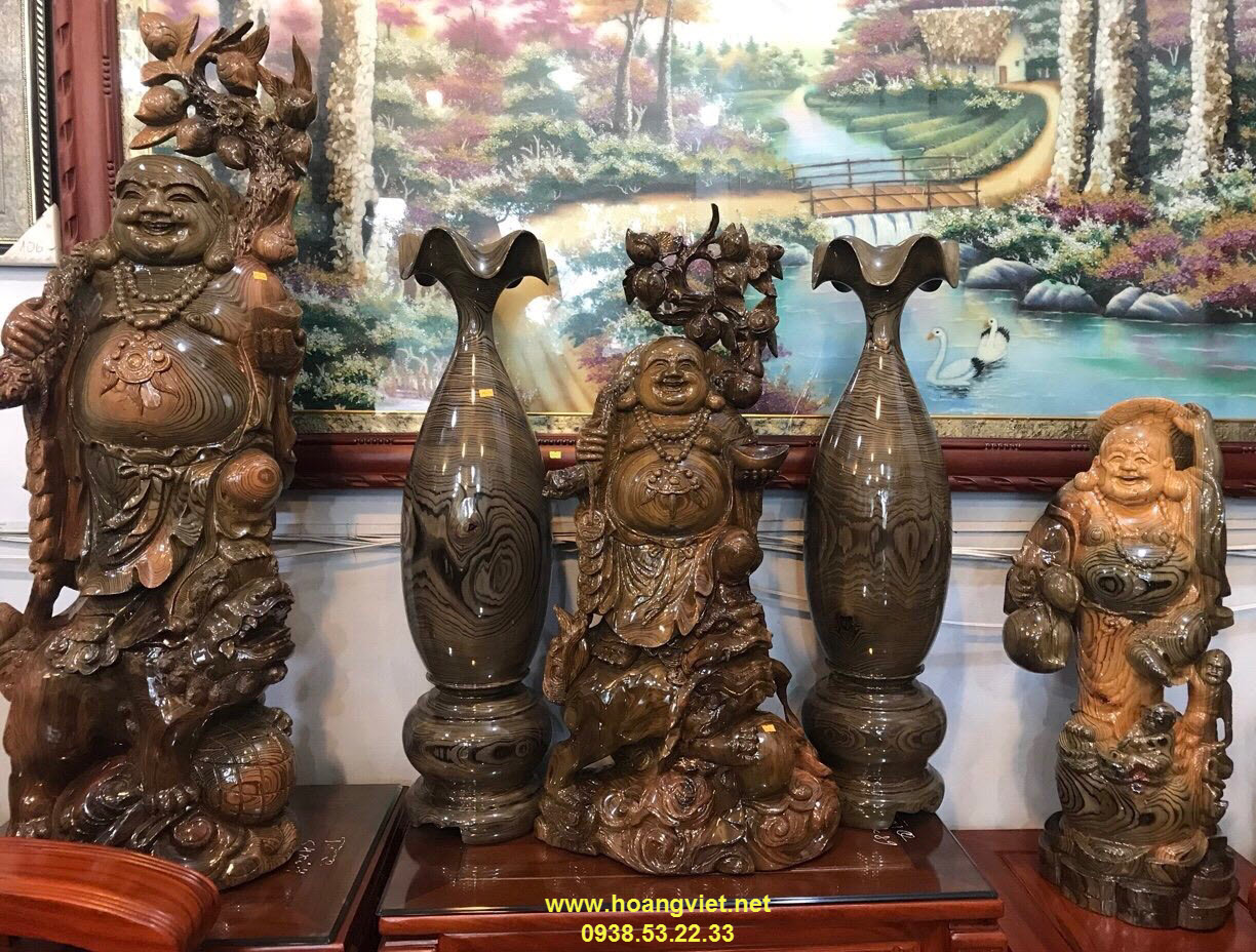 Tượng phật di lạc và lo hoa thủy tùng Tượng phật di lạc và lo hoa thủy tùng