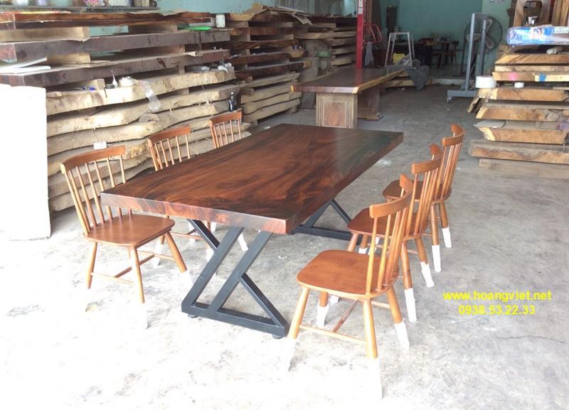 Xưởng bàn ghế gỗ me tây Hoàng Việt Xưởng bàn ghế gỗ me tây Hoàng Việt