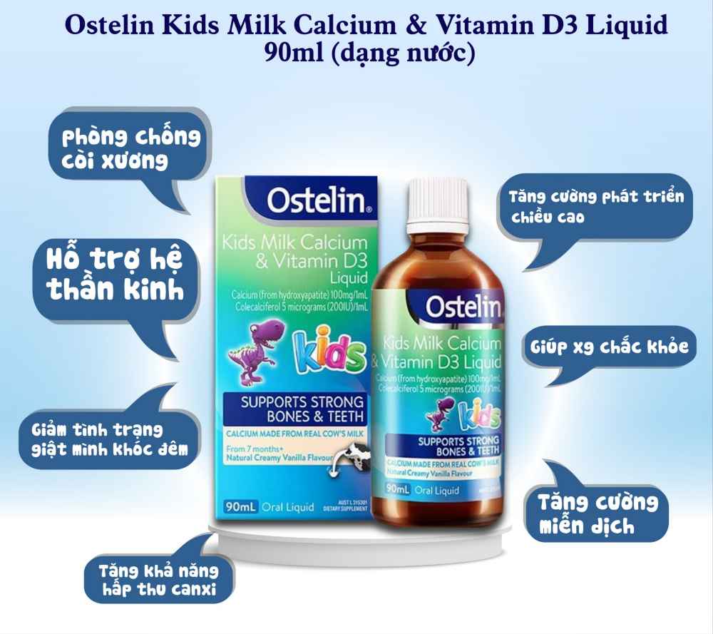 siro canxi d3 ostelin kid cho be