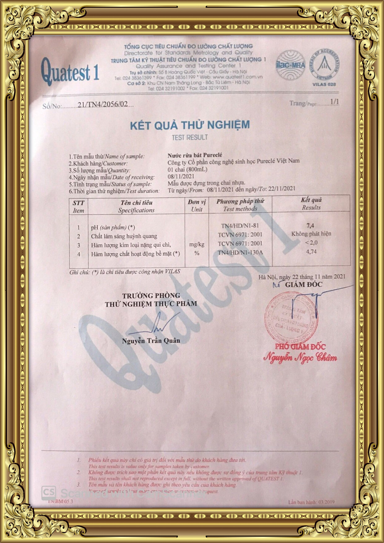 nước rửa chén bát hữu cơ organic purecle