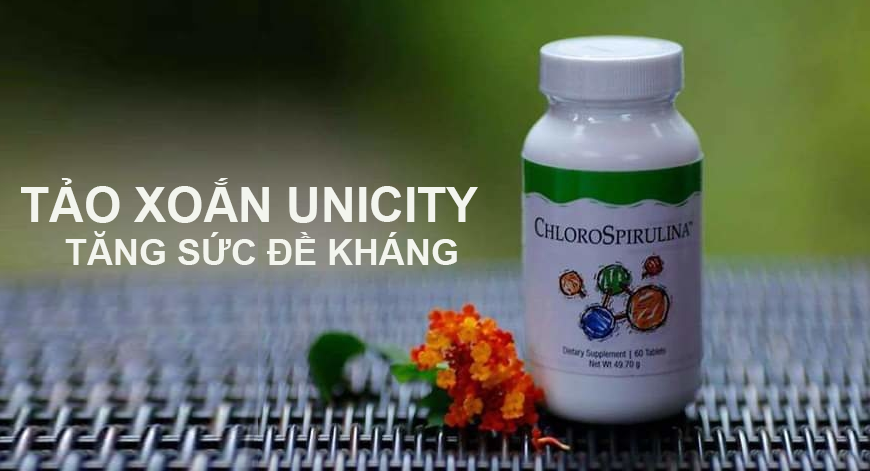 TẢO XOẮN CÔ ĐẶC CHLOROSPIRULINA UNICITY