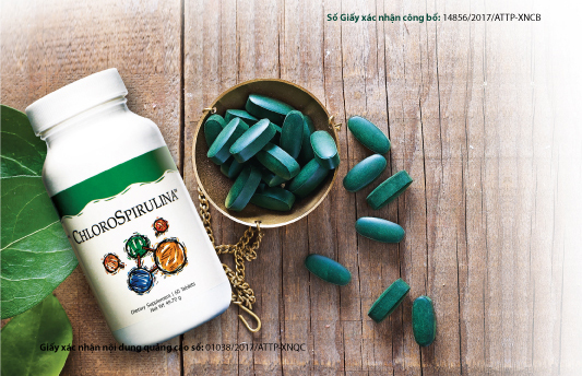 TẢO XOẮN CÔ ĐẶC CHLOROSPIRULINA UNICITY