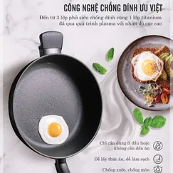 Chảo chống dính Amway Queen 28cm