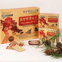 Tinh Dầu Thông Đỏ Hoàng Gia Royal Korean Red Pine Hàn Quốc (120 viên)