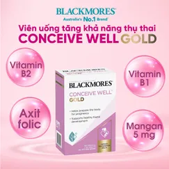 Viên uống bổ trứng Blackmores Conceive Well Gold