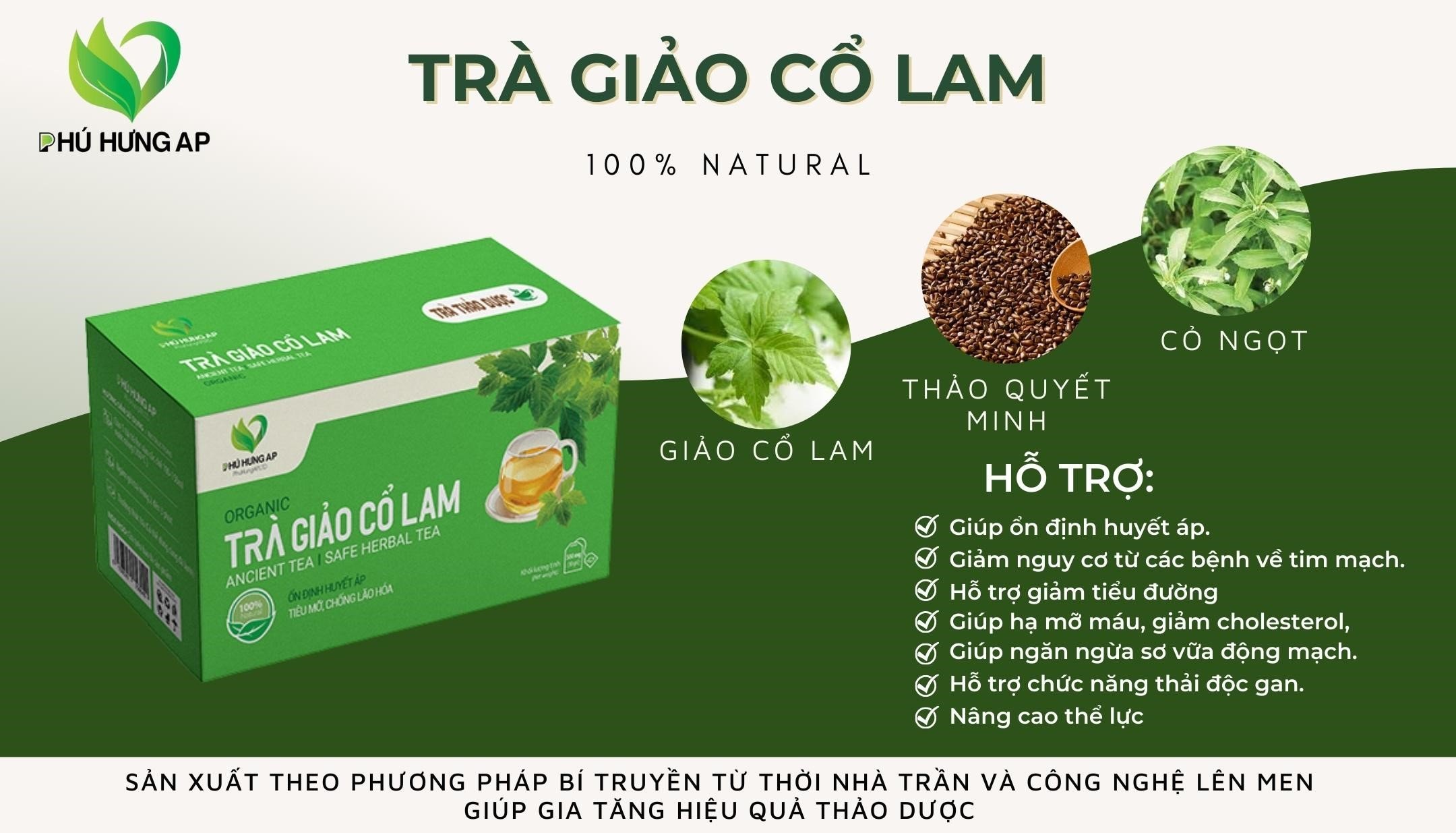 Trà túi lọc giảo cổ lam