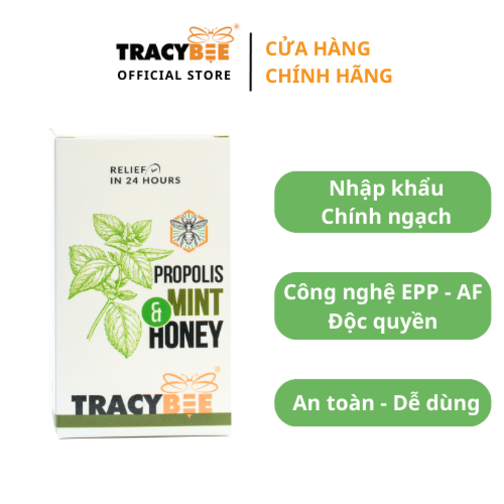 xịt họng keo ong xanh Tracybee
