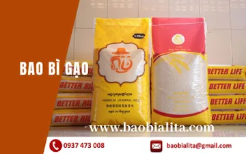 Sản phẩm bao đựng gạo trong suốt
