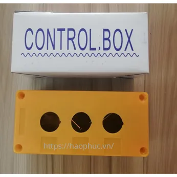 Hộp nhựa 3 lỗ Ø22
