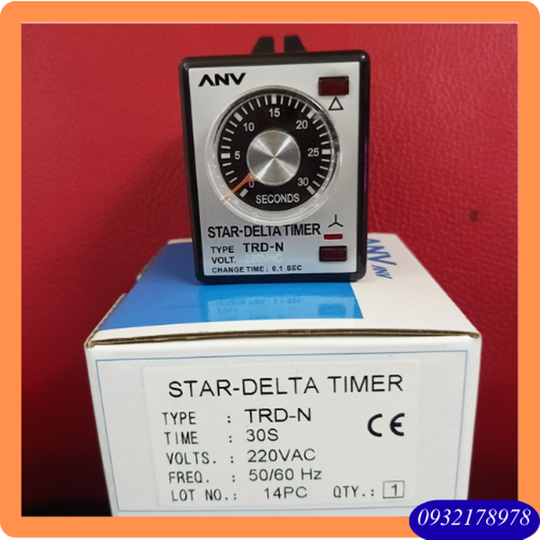 Timer khởi động Y - Δ TRD-N