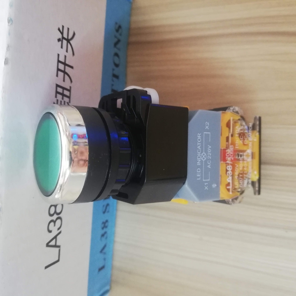 Nút nhấn đầu bằng có đèn LA38-11D