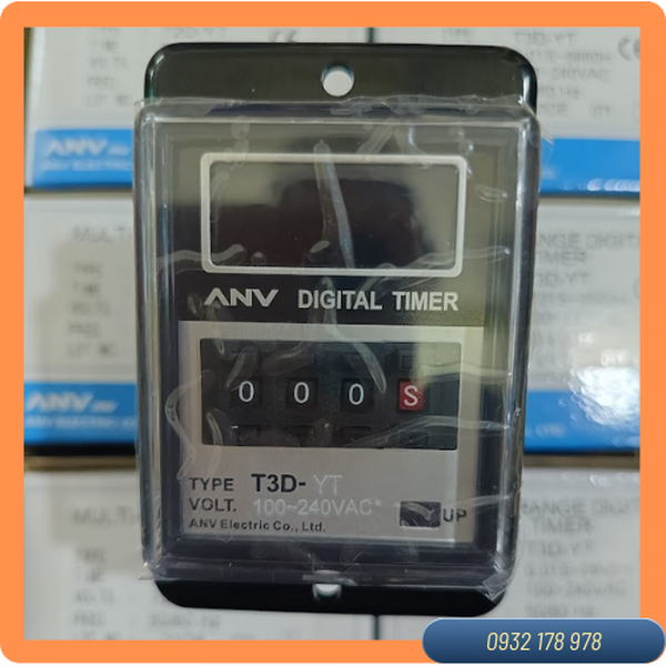 Timer điện tử 3 số (mặt tủ )T3D-YT 