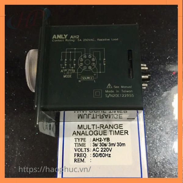 Rờ Le Thời Gian Timer Anly AH2-Y(A/B/C/D)