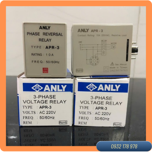 Relay Bảo Vệ Pha Anly APR-3