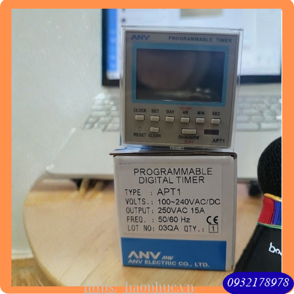 Timer tuần điện tử APT1 ANV 8 chân, dùng đế P2CF-08