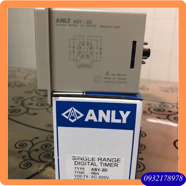 Bộ định thời gian hiển thị 2 số ASY-2D