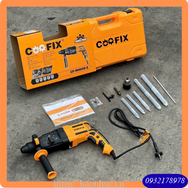 Máy khoan đục bê tông COOFIX CF-RH008-S 850W 26mm