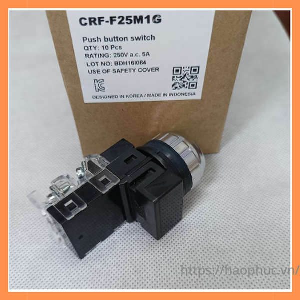 Nút nhấn không đèn Hanyoung CRF-F25M1