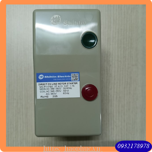 Bộ khởi động từ hộp Shihlin MS-P11PBE