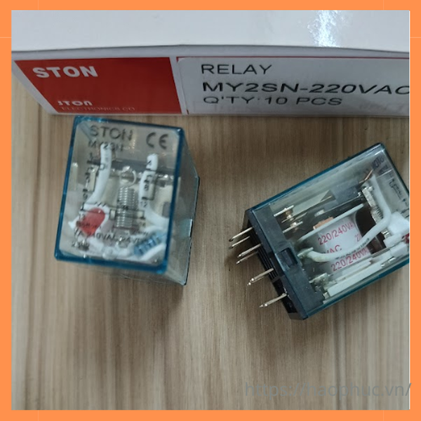 Rơ le trung gian 8 chân dẹp 5A MY2SN