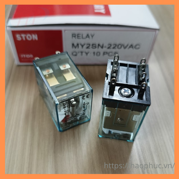 Rơ le trung gian 8 chân dẹp 5A MY2SN